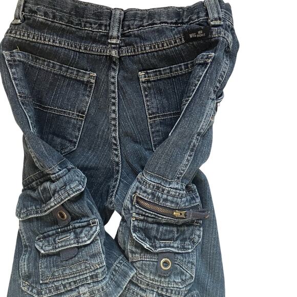 Wrangler Blue Cargo Shorts Kids 10 reg - Picture 5 of 6